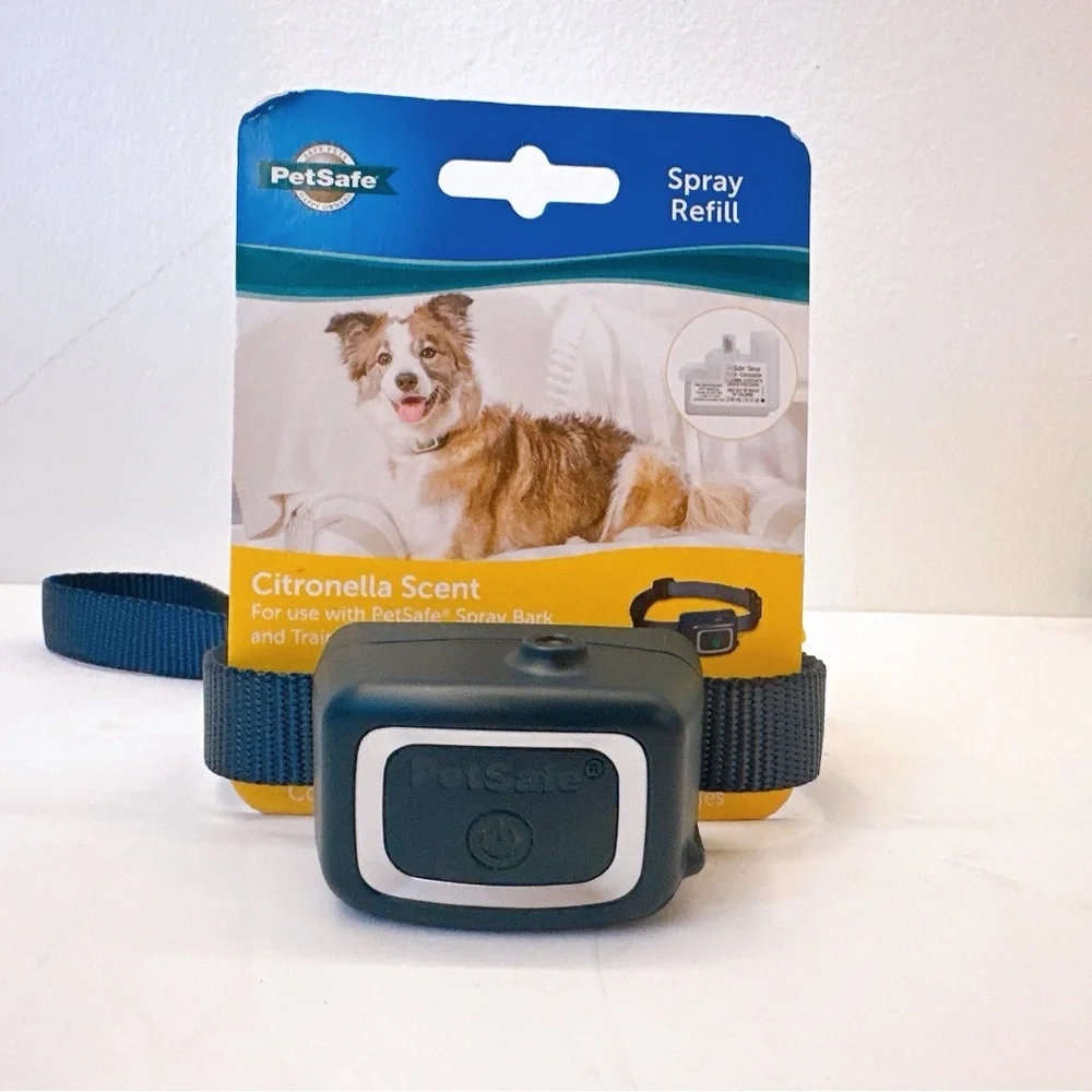 PetSafe Lot of 2 Spray Dog Bark Control Collar & 2 Pack‎ Spray Refill Citronella